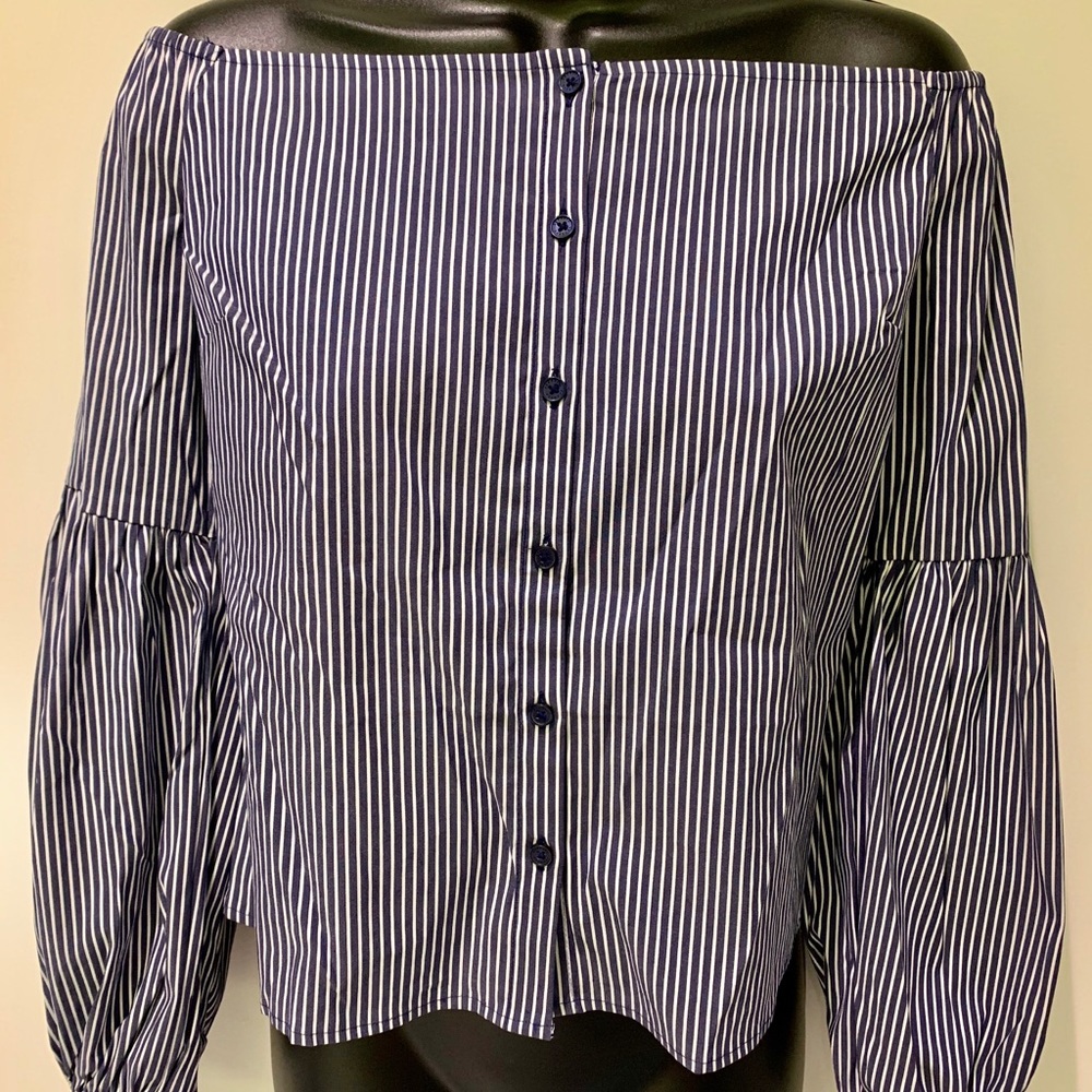Long sleeve off shoulder blouse